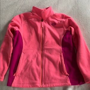 Pink North Face Fleece